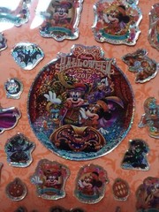 Disney Epoxy Prism Sticker Sheet Pack TOKYO DISNEYLAND DISNEYSEA JAPAN Halloween