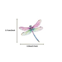 50 Pcs Dragonfly Decorative Stickers for Water Bottle Laptop Journals Luggage