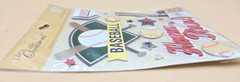 18pcs 3D Baseball Scrapbooking Stickers By Life’s Little Occasions, NEW SEALED