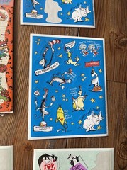 Vintage Stickers Lot Rugrats Warner Bros 90s Dr Seuss Hallmark AGC Kids Sticker