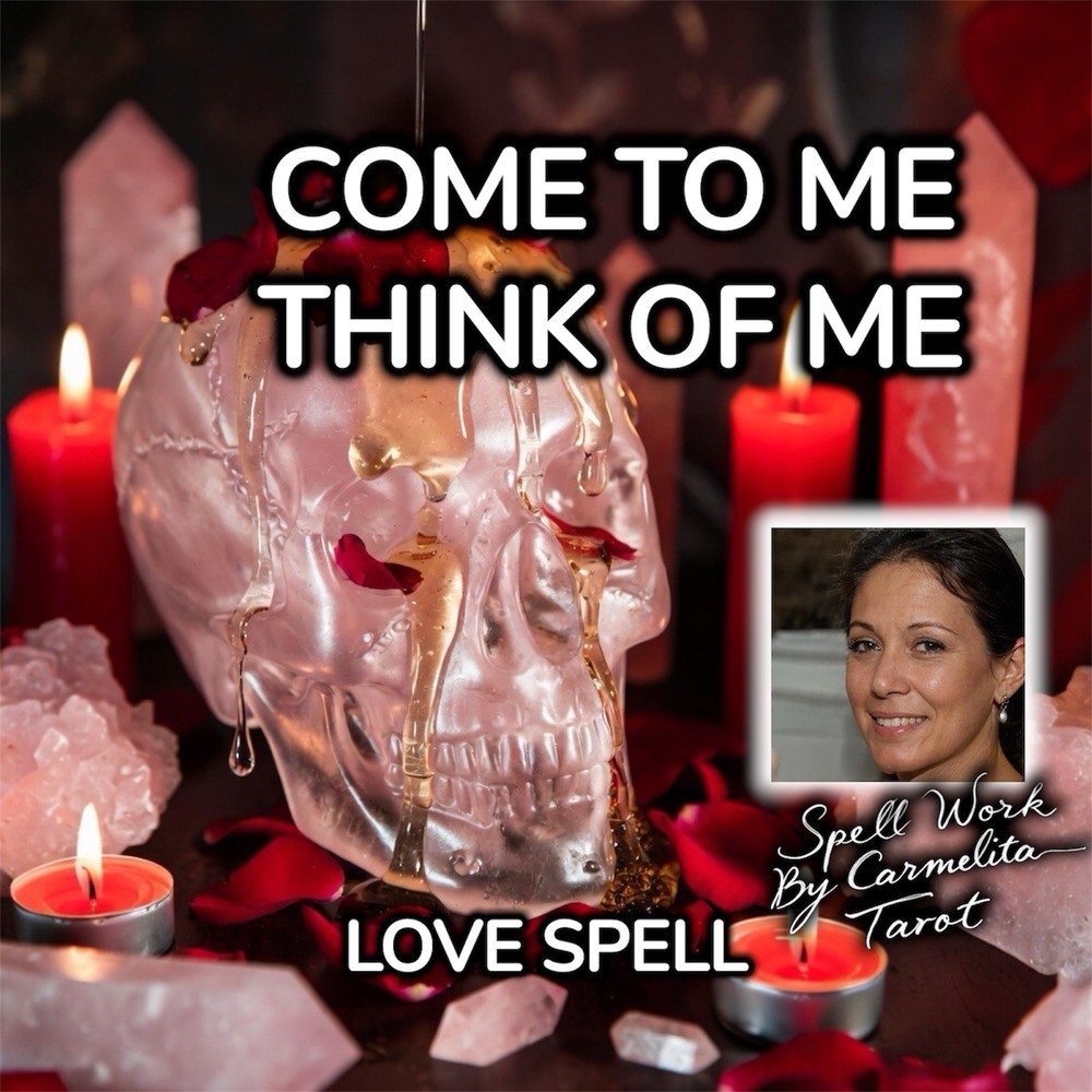 Love Spell Come To Me Think Of Me With Physical Sigil Sticker