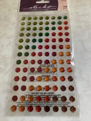 STICKO EK SUCCESS STICKER ACRYLIC BRIGHT DOTS BUBBLES MULTI-COLOR 170PCS #3