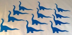 Tim Holtz Dinosaur Die Cuts * Set of 12 * Brontosaurus, Stegosaurs or T-Rex!