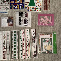 HOLLY JOLLY CHRISTMAS Themed Embellishments Kit