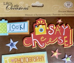 2 PC~ K&COMPANY Life’s Little Occasions Sticker Medley~PHOTOGRAPHY & TRAVEL~ NEW