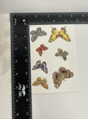 Glitter Butterflies Stickers Dover Little Activity Books 14 Textured Stickers