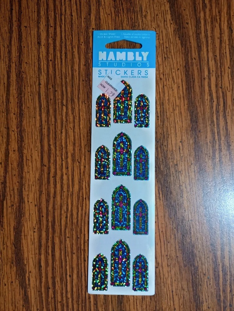Hambly Prismatic Stained Glass Windows New Sealed pack
