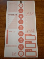 Happy Planner To Clean Chores TO DO Deep clean stickers MAMBI 272637
