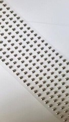 CraftbuddyUS 144 pcs x 8 mm Self Adhesive Round Gems, Color – SILVER