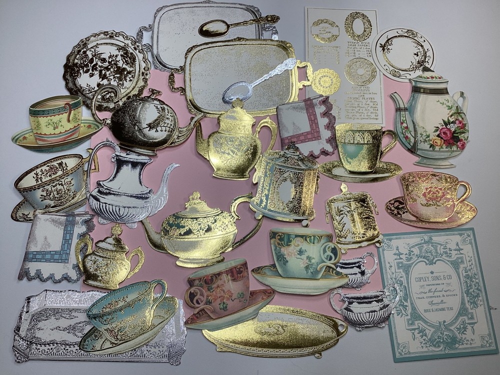 Anna Griffin Favorite Tea Embellishments 30pc