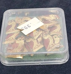 RARE Miniature Vintage Owl Die Cuts Tiny Made In Switzerland Paper Scrapbooking