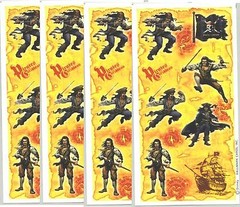 4 sheets DISNEY Pirates of the Caribbean Scrapbook Stickers