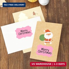 2 x3 Pink Label Stickers, Self-Adhesive Gift Tag Stickers, Write on Blank Labels