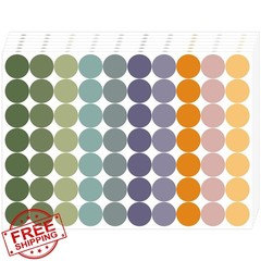 Alynta 2800PCS Boho Circle Dots Stickers