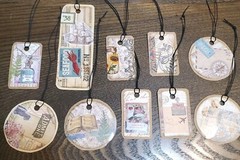 Lot 10 Junk Journal Gift Tags Tickets Cards Vintage Ephemera Crafts Scrapbook