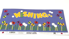 EK Success Scrapbook Title Over-all Wishing Butterfly Insect Flower Floral NEW