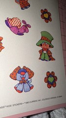 Vintage Current Inc Stickers Calico Crossing 1 Sheet 1983(Age Discoloration)