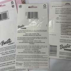 Vintage Barbie Party Lot Stickers Gift Wrap Party Favors Notepad Unused Y2K 2000