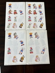 Vintage Stickers Lot Full & Partial Sheets Suzy’s Zoo School Country Foamies