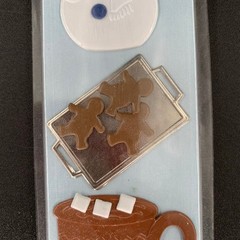 Brad Buddies Hot Off the Press Frosty Winter Scrapbooking Embellishments Metal