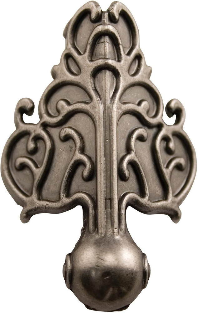 Foundations Metal Box Feet, 4 Feet per Pack, 1-1/2 X 2 Inches, Antique Nickel Fi