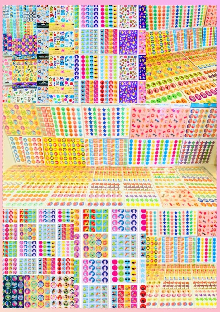 Gift Set 1199+ 3D Puffy Vinyl Stickers Kids Toddler Teacher Rewards Party Favors
