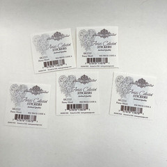PSX Design Pansy Heart Stickers Scrapbooking Card Making