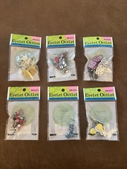 Eyelet Outlet Brads Lot of NEW 6 packs Card Making Scrapbooking Skull Dice