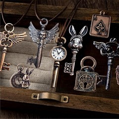 25Pcs Vintage Key Paper Stickers Junk Journal Planner Decals Scrapbooking Crafts