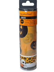 Recollections BOO Crafting Washi Tape 5 yd – Orange with Black Pumpkins