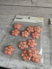 Sticker Lot – Flowers Scrapbooking 3D Stickers – Floral Spring RARE HTF #106