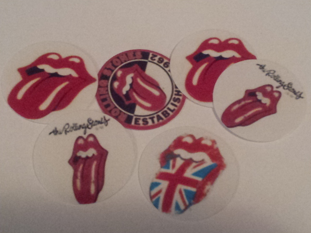 Pre Cut One Inch ROCK BAND Images! Free Shipping in US