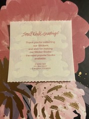 Vtg Foiled Bears Sticker Mod Small World Greetings Roughly 2.5×2 Inches