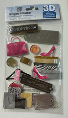 Paper House 3D Embellishment Dimensional Stickers-Variations Available-U Choose