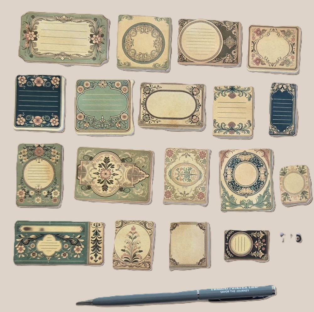 Vintage Look Ephemera Labels Supplies Scrapbooks Junk Journal 376
