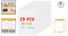 7.9 x 5.7-inch Shrink Art Paper – 25 Sheets for Creative DIY Accessories