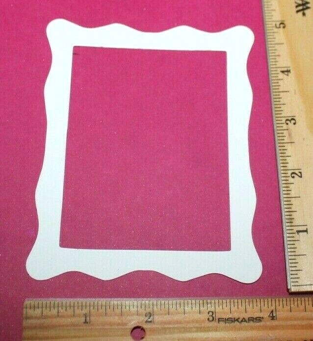 10 JELLY FRAME cardstock paper die cut embellishments