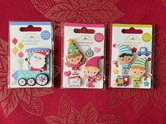 #D123 -NEW DOODLEBUG CHRISTMAS SANTA & PIXIE ELF HELPERS DOODLE-POPS 3D STICKERS