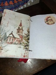 Shabby Christmas Junk Journal Scrapbook Usa Seller