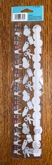 RARE Jolees 3D Borders Back To School ABC 123 Desk Pencils Scissors Supplies 12”