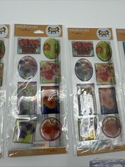 Lot 12 Hallmark Stickeroni Sticker Packs NWT Butterfly Cats Flowers Cities NEW