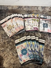 Lot Of 15 Happy Planner Sticker Sheets Painted Blossoms Beautiful Bloom Colorful