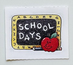 New Vintage Lot Provo Craft Sheets School Birthday Stickers & Borders & Die Cuts