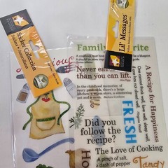 American Traditional Designs Stickers Kitchen Summer Sizzle Food Phrases Lot