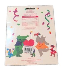 Mrs Grossman’s Large Colorful Alphabet Stickers, Lot A Qty 4