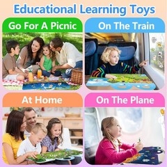 Reusable Sticker Books, Waterproof Stickers, Travel Essentials with Insect Theme
