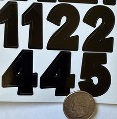 BLACK 1-1/4” ALPHABET Stickers(4 sheet)Making Memories•Letters•Numbers •Words•