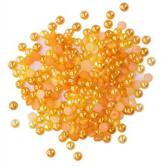 Buttons Galore Flat Back Half Pearls for DIY Crafts (6) Soft Colors