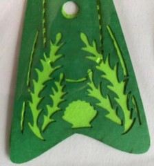 SNORKELING Laser Overlay Die-Cuts(3pc)DCWV•Flippers•Diving •Mask•Ocean•Tropical