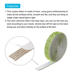 3Roll 3 Yards 8mm Diamond Ribbon Light Blue,Light Green,Light Pink